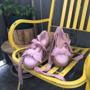 Pink Fenty Puma Ballet Creepers NWOT